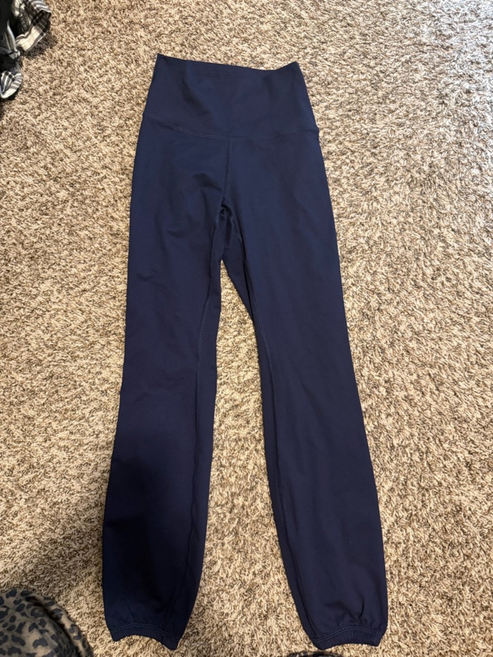 High-Waist Navy Yoga Pants
